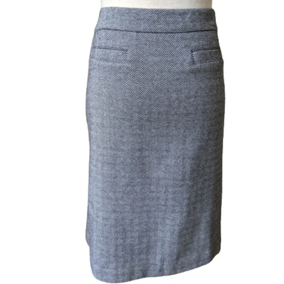Talbots Herringbone Pencil Skirt 6P - Picture 1 of 9
